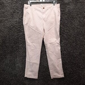 Gap‎ Jeans Womens 1 Regular Mauve Girlfriend Chino Ladies Stretch Pants